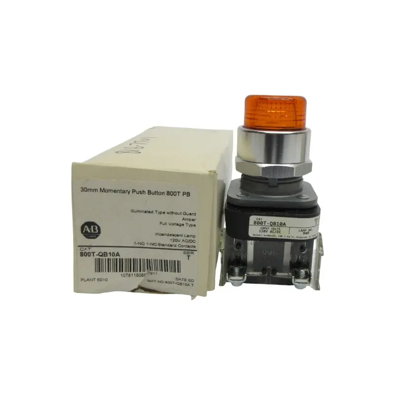 Allen Bradley 800T-Qb10a Ser. T 120Vac/Dc (Wh) Nsmp 1