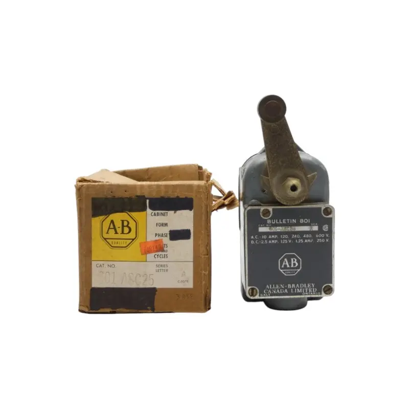 Allen Bradley 801-Asc25 Ser. A 600V 10A (Br/Yl) (As Is) Nsmp 1