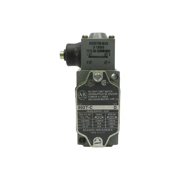 Allen Bradley 802T-C Ser. D Unmp 1