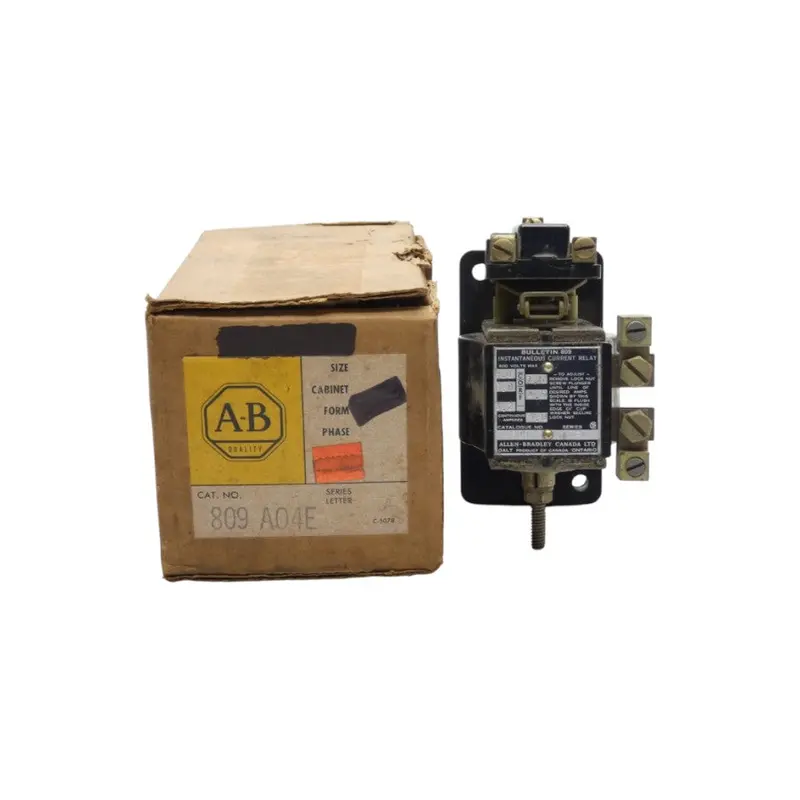 Allen Bradley 809-A04e Ser. A 600V 3.2-9.1A (Br/Yl) Nsmp 1