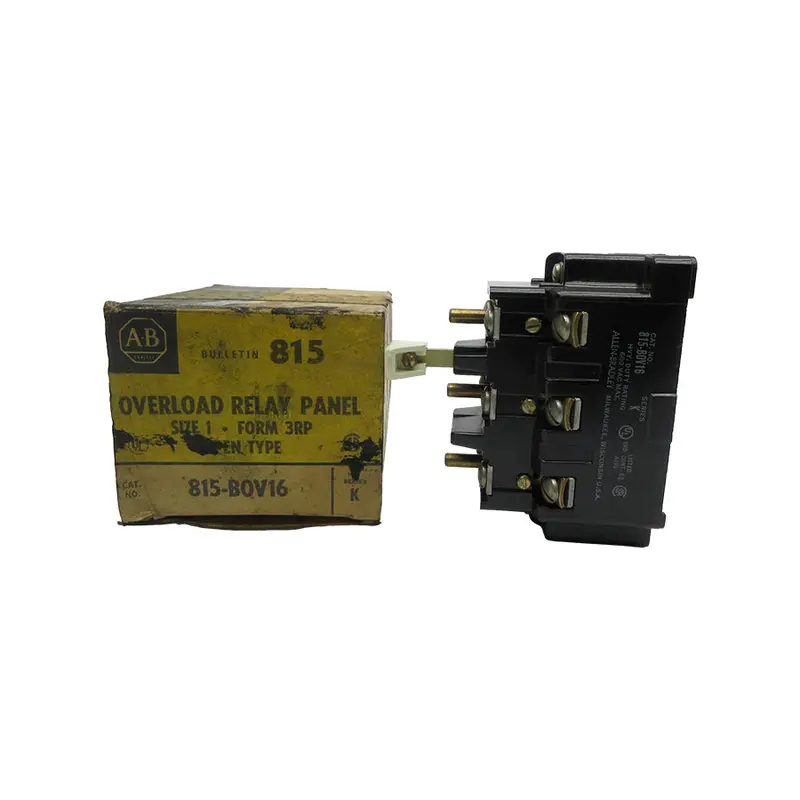 Allen Bradley 815-Bov16 Ser. K 600Vac-Dc (Bk/Yl) Nsmp 1