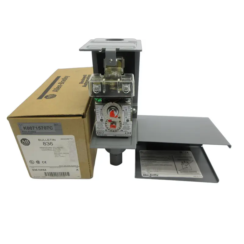 Allen Bradley 836-Nx64 Ser. A 24-600V 4-150Psi (Br/Wh) Nsmp 1