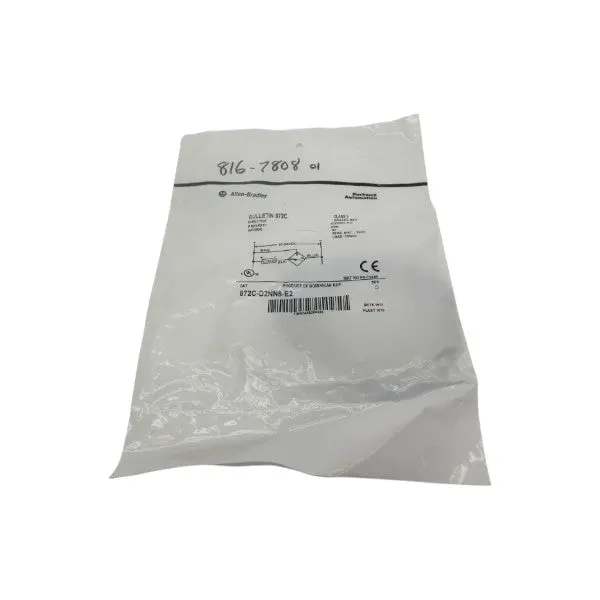 Allen Bradley 872C-D2nn8-E2 Ser. D 10-30Vdc Nsmp 1