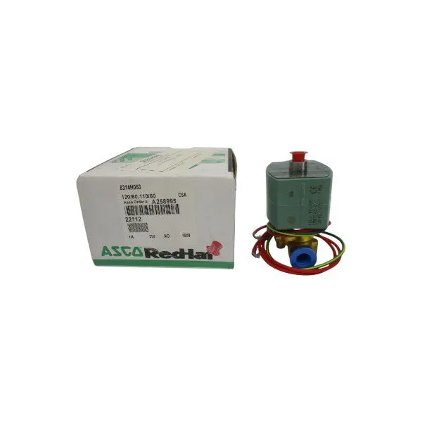 Asco 8314H053 110/120V 175Psi 1/4" Nsmp 1