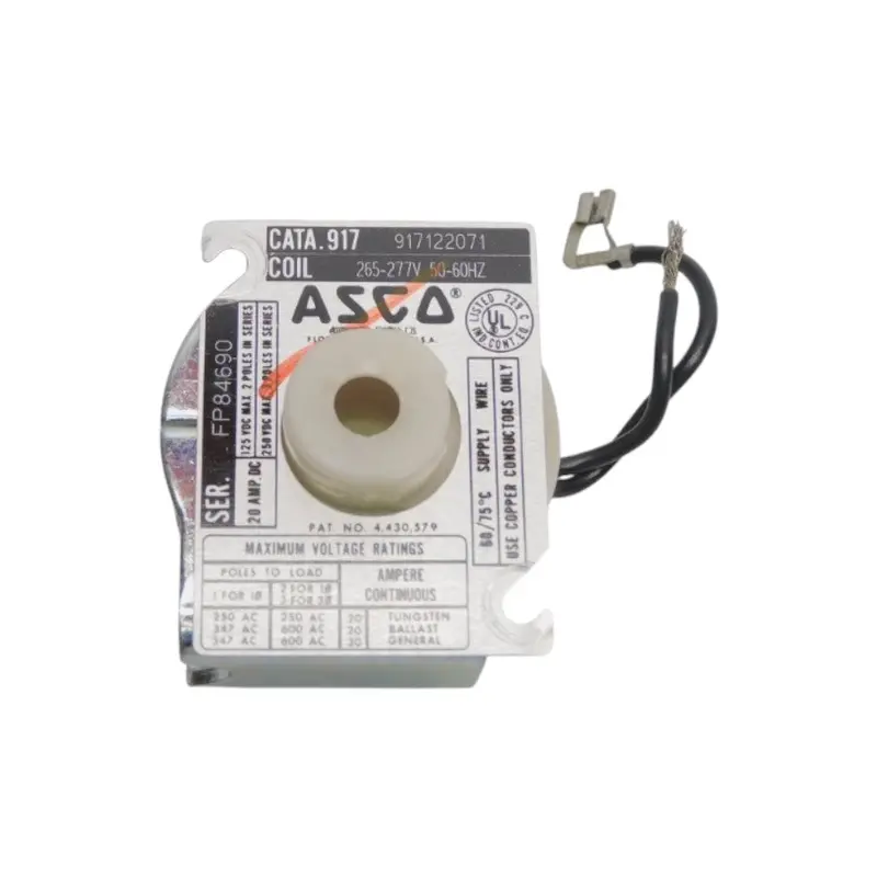 Asco 917122071 265-277V 20A Unmp 1