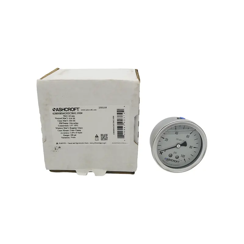 Ashcroft 638008S4g02cr6l100# 100Psi Nsmp 1