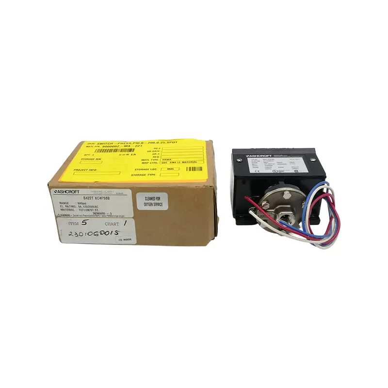 Ashcroft B422txc4fs6b 125/250Vac 5A 600Psi Nsmp 1