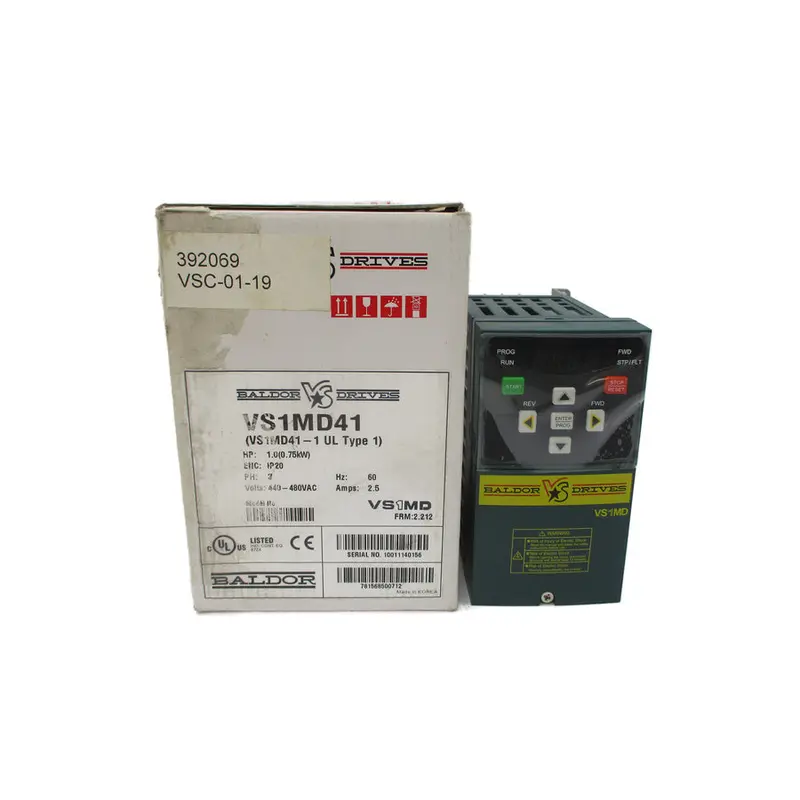 Baldor Vs1md41-1 F/W 2.212 440-480Vac 2.5A Nsmp 1