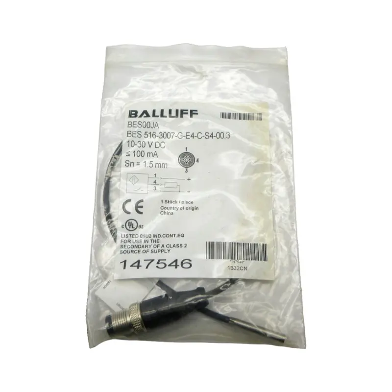 Balluff Bes516-3007-G-E4-C-S4-00.3 Bes00ja 10-30Vdc Nsmp 1