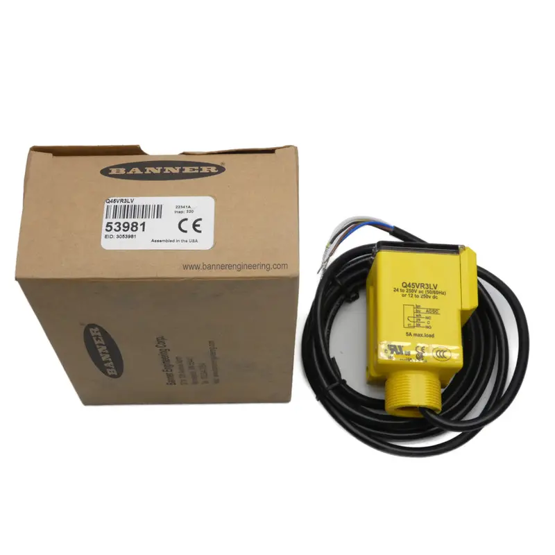 Banner Engineerig Q45vr3lv 53981 12-250Vdc 5A Nsmp 1