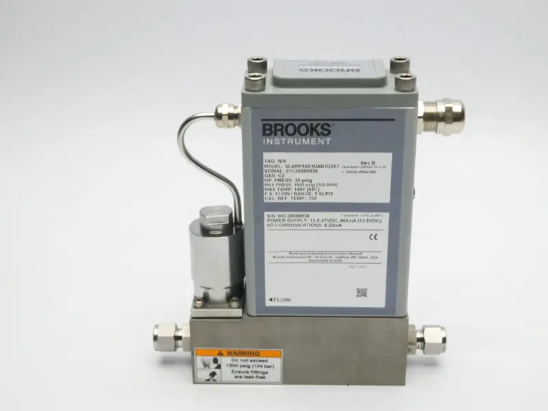 Brooks Instrument Slamf50a1dab1g2a1 Rev. B 13.5-27Vdc 30Psi (5Slpm) Nsmp 2