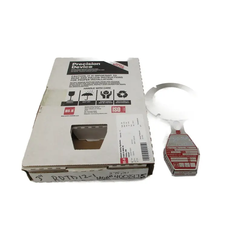 Bs&B Safety Systems Csi Rdtd12-1 275Psi 69'F 3" Nsmp 1