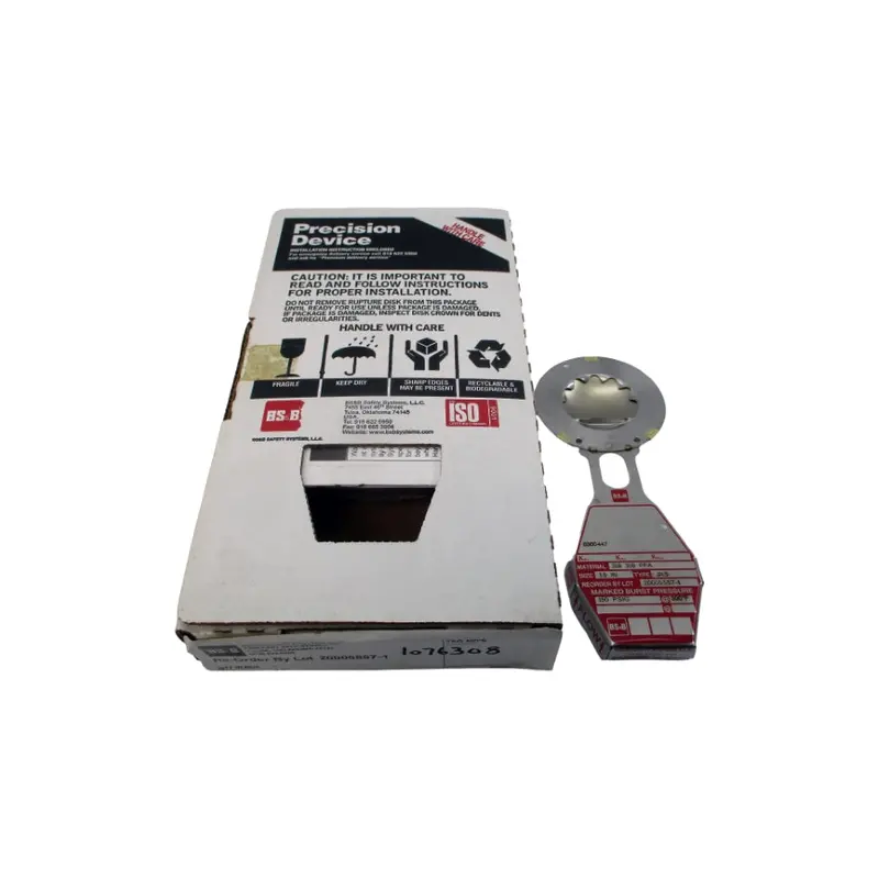 Bs&B Safety Systems Jrs 0300447 150Psi 300'F 1.5" Nsmp 1