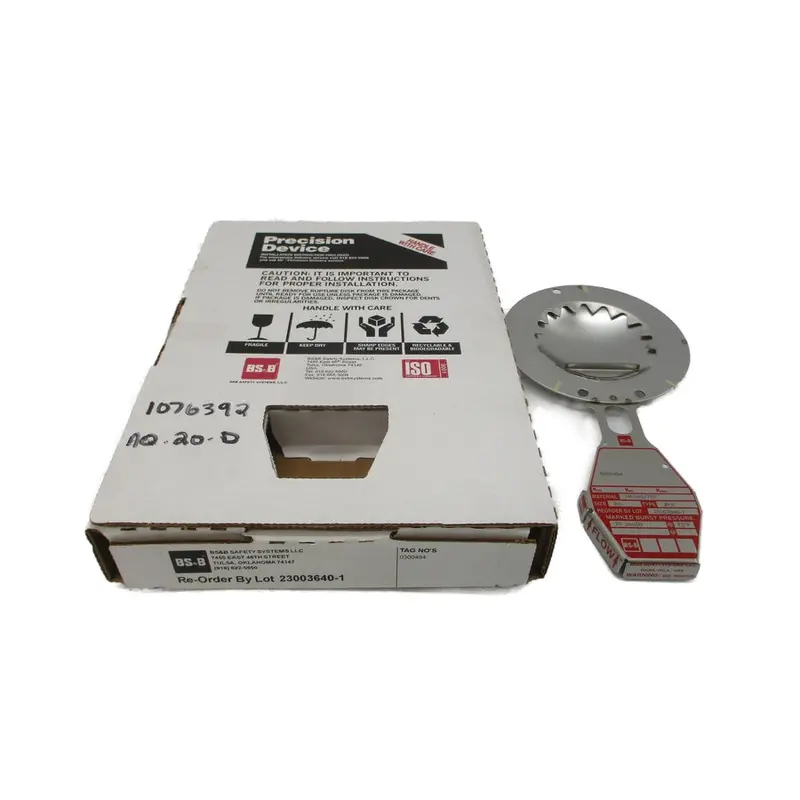 Bs&B Safety Systems Jrs 0300484 25Psi 72'F 3" Nsmp 1