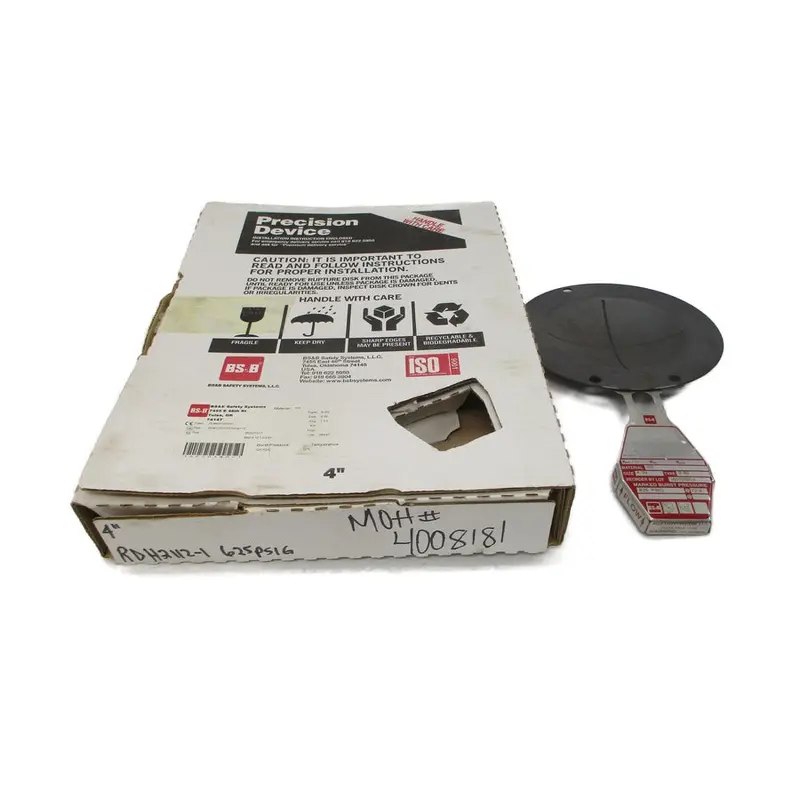 Bs&B Safety Systems S-90 Rdh2112-1 625Psi 72'F 4" Nsmp 1