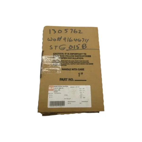 Bs&B Systems Jrs 98Psi 1" Nsnp 1