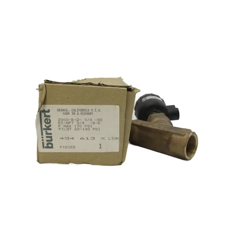 Burkert 2000-B-2-3/4-Eebz-Npt3/4-B-D 454613 65-140Psi 3/4" Nsmp 1