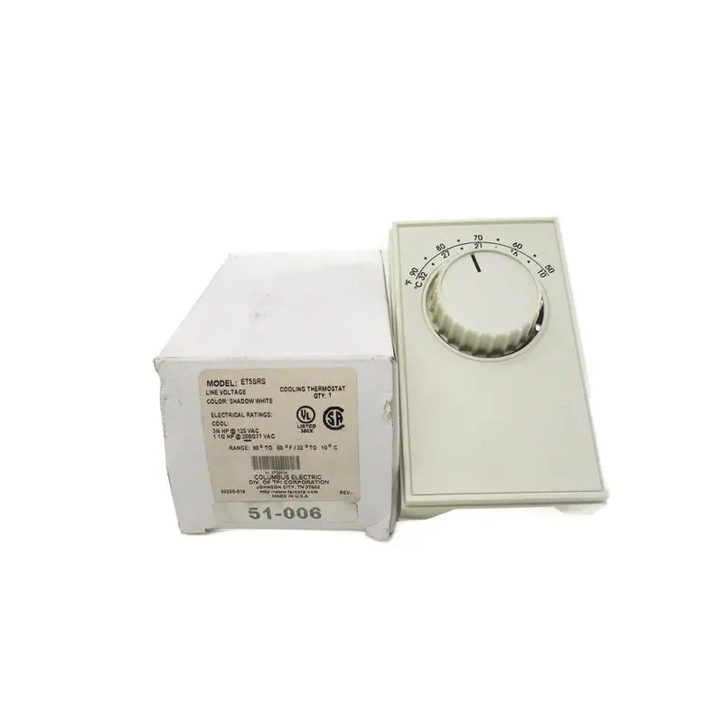 Columbus Electric Et5srs 250/277Vac 90-50'F/32-10'C Nsmp 1