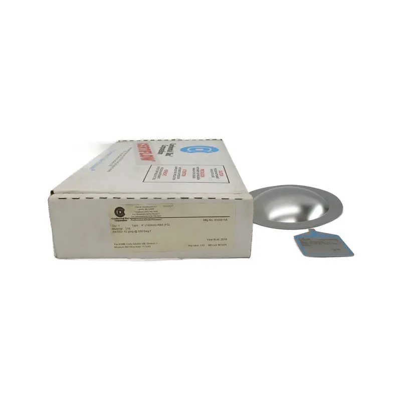 Continental Disc Kba(Fs) 8359815A 62Psi 550'F 4" Nsmp 1