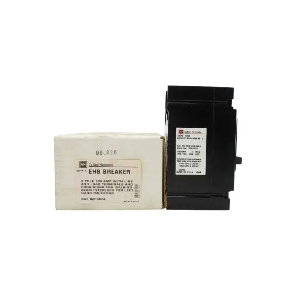 Cutler Hammer Ehb-Breaker 83E6874 480Vac 100A Nsmp 1