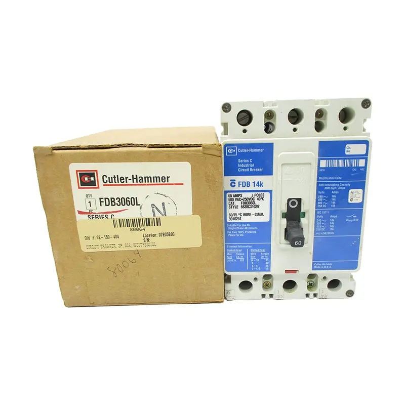 Cutler Hammer Fdb3060l Ser. C 600Vac 60A Nsmp 1