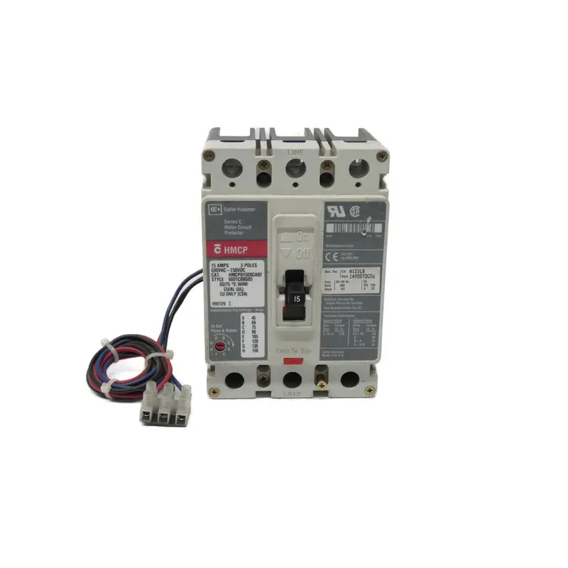 Cutler-Hammer Hmcp015e0ca02 6601C88g05 Ser. C 600Vac 15A Unmp 1