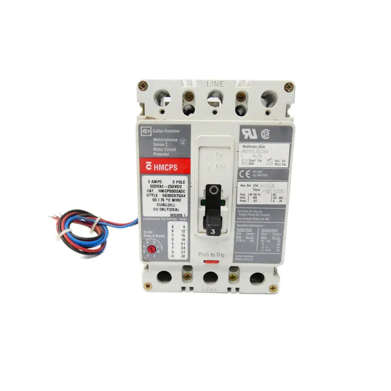 Cutler-Hammer Hmcps003a0c 6630C87g34 600Vac 3A Unmp 1