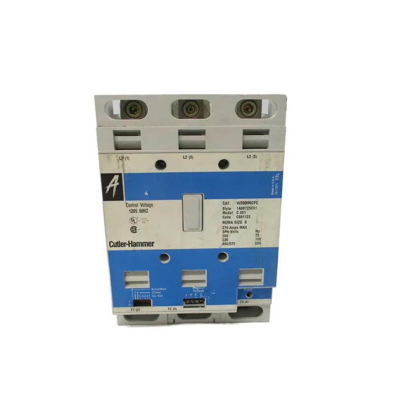 Cutler Hammer W200m5cfc 1A96725e01 120V 270A Unmp 1