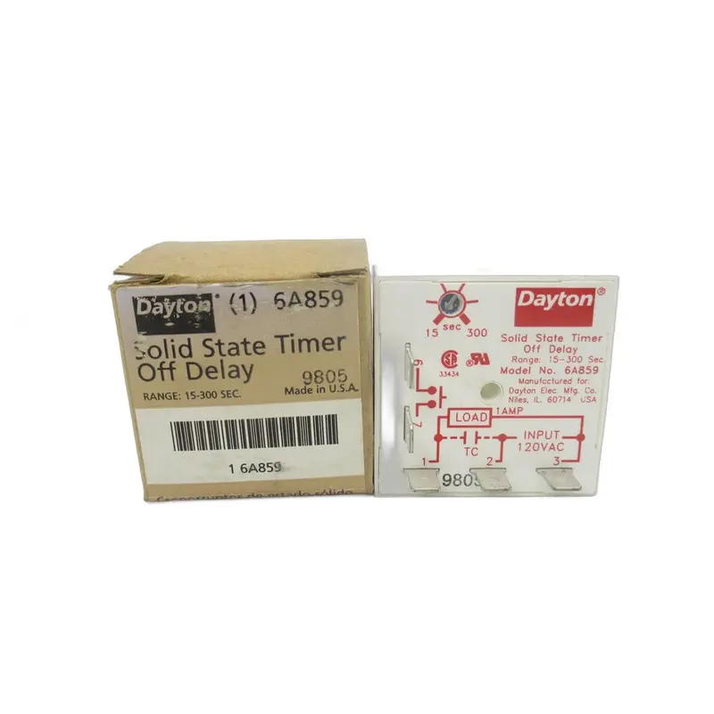 Dayton 6A859 120Vac 1A 15-300S Nsmp 1