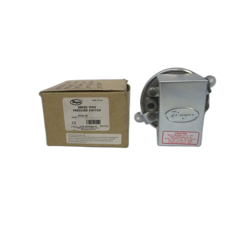 Dwyer 1910-10 125-480Vac 15A 10Psi Nsmp 1
