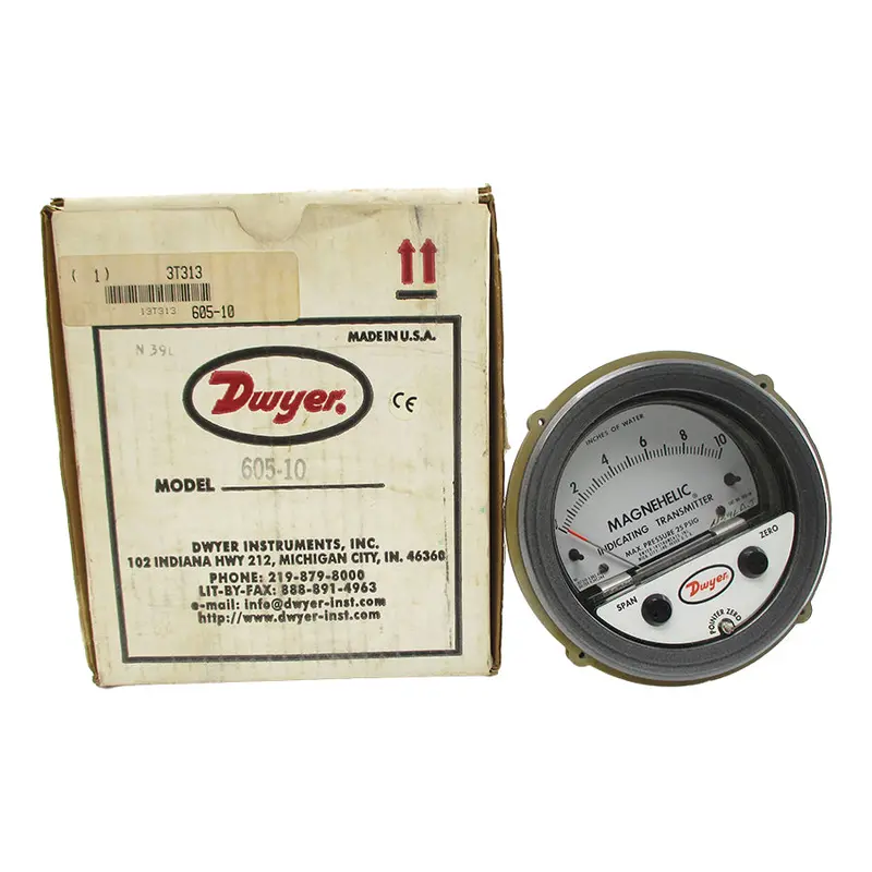 Dwyer 605-10 25Psi 0-10 Nsmp 1