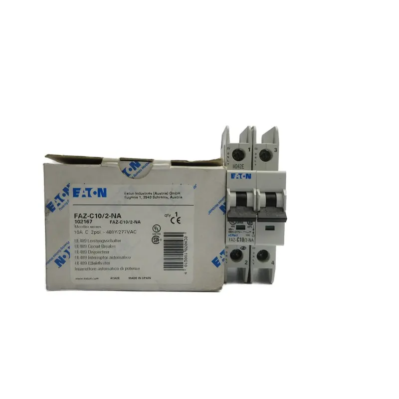 Eaton Faz-C10/2-Na 102167 277Vac 10A Nsmp 1