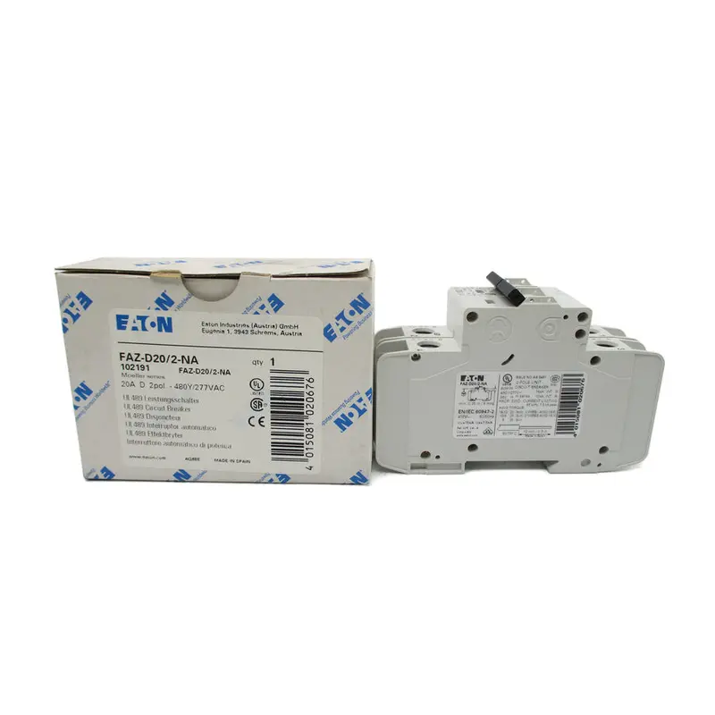 Eaton Faz-D20/2-Na 102191 277Vac 20A Nsmp 1
