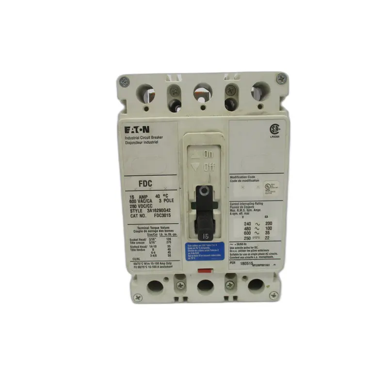 Eaton Fdc3015 600Vac 15A Unmp 1