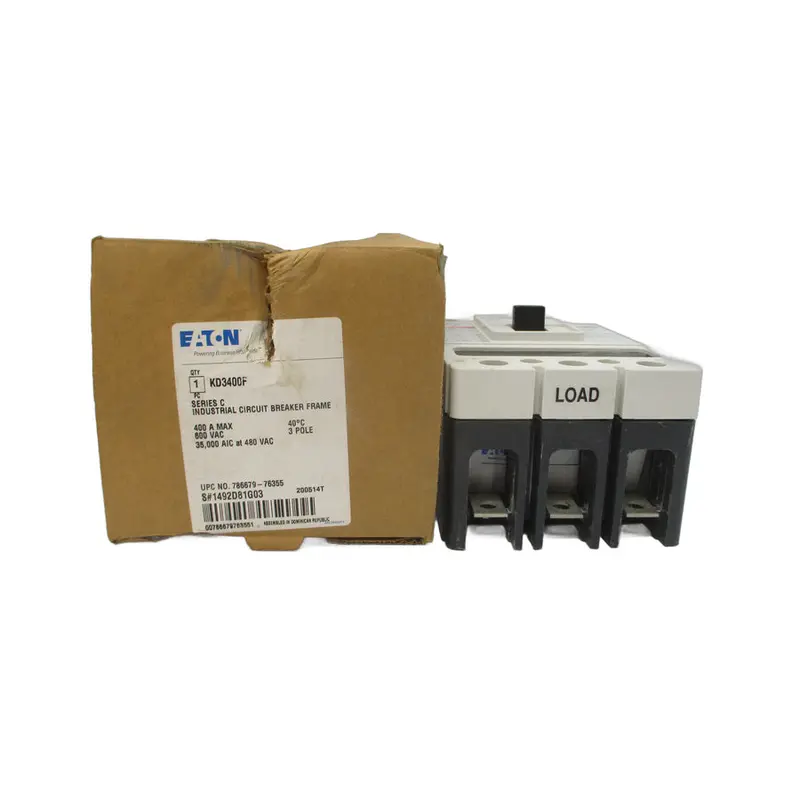 Eaton Kd3400f 1492D81g03 Ser. C 600Vac 400A (As Pictured) Nsmp 1