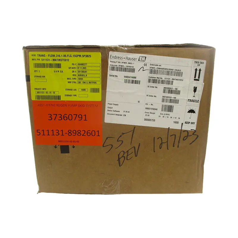 Endress Hauser 5P3b25-Csibaaafadea1k0aa2+Dajald Nsfs 1