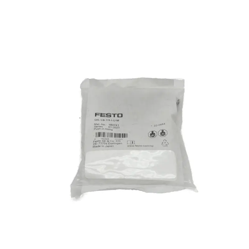 Festo Qs-1/8-1/4-I-U-M 183741 (Pkg Of 10) Nsmp 1