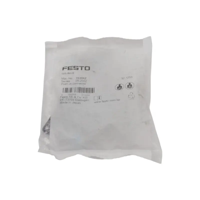 Festo Qs-8H-6 153042 (Pkg Of 10) Nsmp 1