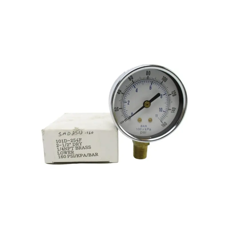 Gauge 101D-254F 160Psi 2-1/2" Nsmp 1