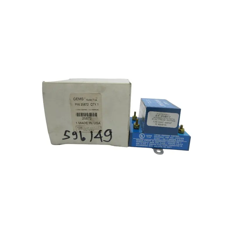 Gems 25872 120Vac 5A Nsmp 1