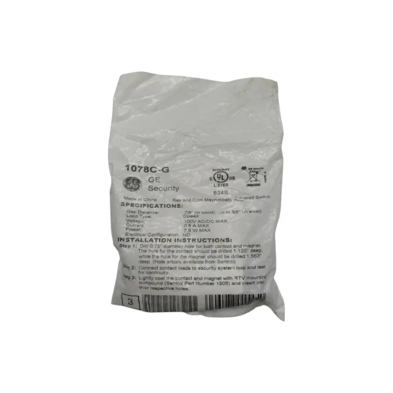 General Electric 1078C-G 100Vac/Dc 0.5A Nsmp 1