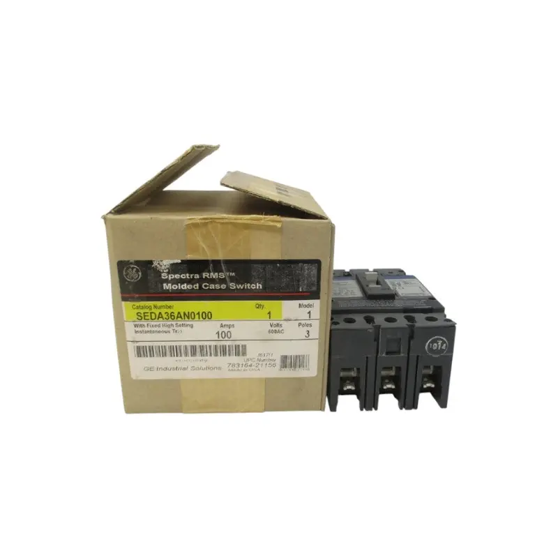 General Electric Seda36an0100 600Vac 100A Nsmp 1