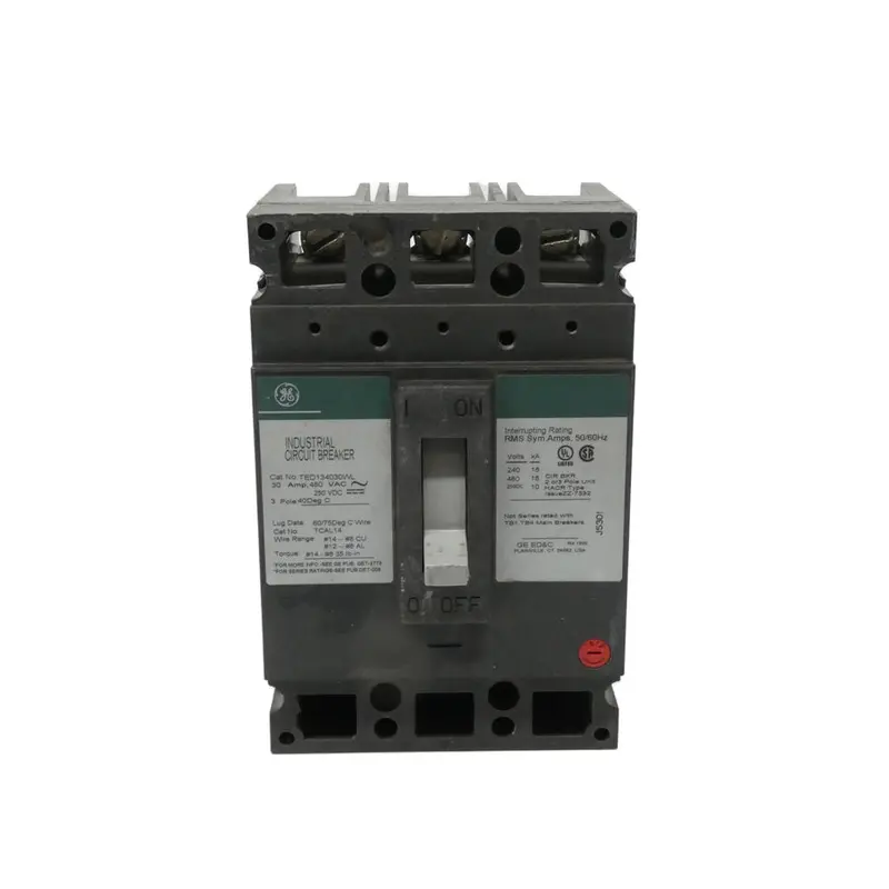 General Electric Ted134030wl 480Vac 30A Unmp 1