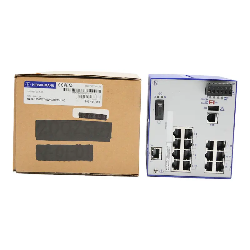 Hirschmann Rs20-1600M2t1edaehh09.1.00 943434-999 9.6-60Vdc 1.1-0.2A Nsmp 1