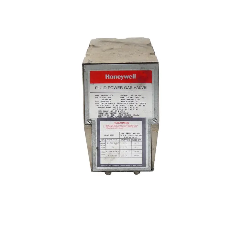 Honeywell V4055d1001 110/120V 1.25A Unmp 1
