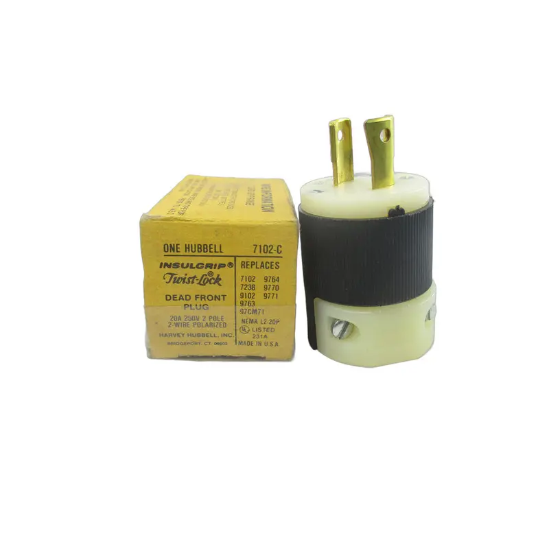 Hubbell 7102-C 250V 20A Nsmp 1