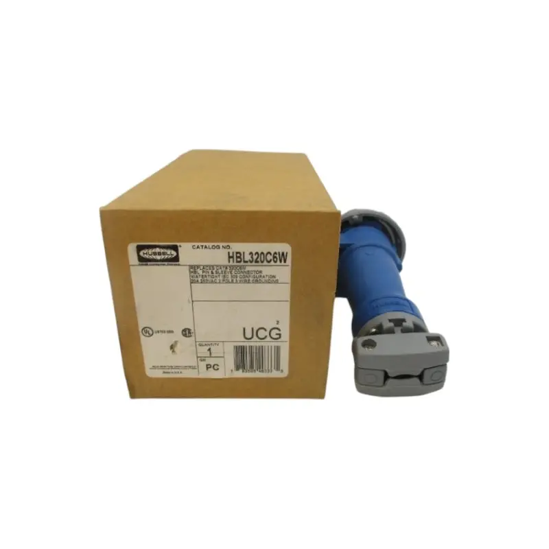 Hubbell Hbl320c6w 250Vac 20A Nsmp 1