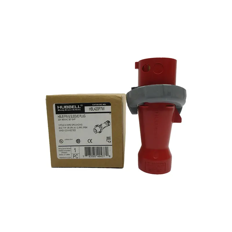 Hubbell Hbl420p7w 480Vac 20A (As Pictured) Nsmp 1