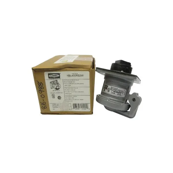 Hubbell Hbl430rs2w 600Vac 30A Nsmp 1