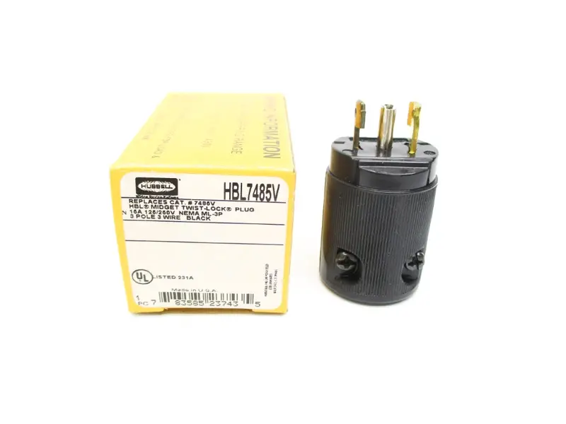 Hubbell Hbl7485v 125/250V 15A Nsmp 1